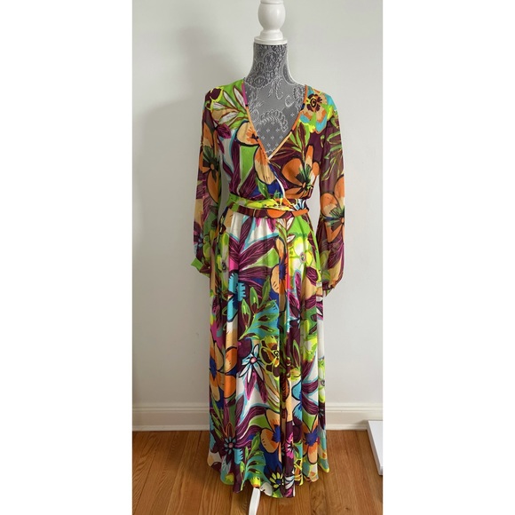 Ark & Co Dresses & Skirts - Ark & Co Multi Color Floral Print Maxi Dress